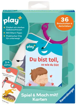 Produktbild von Play+ Spiel und Mach mit! Karten: Du bist toll, so wie du bist - ab 2 Jahre