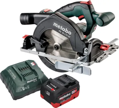 Produktbild von Metabo KS 18 LTX 57 Akku Handkreissäge 18 V 165 mm + 1x LiHD Akku 5,5 Ah + Ladegerät