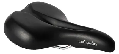 Image de Solidchoice - Selle de vélo confortable, noire