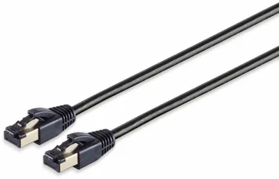 Produktbild von S/CONN maximum connectivity 08-41055, 5 m, Cat8.1, F/FTP (FFTP), RJ-45, RJ-45, Schwarz