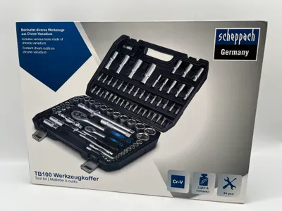 Produktbild von Scheppach Steckschlüsselsatz TB100 94-teilig