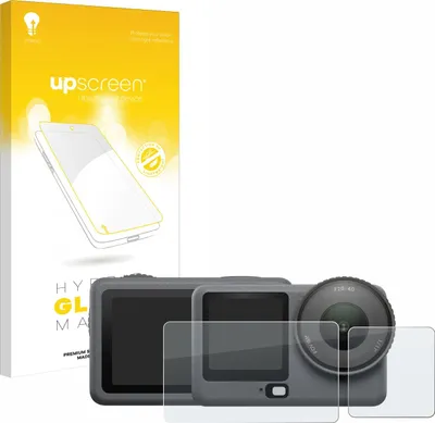 Produktbild von upscreen Entspiegelungs Schutzglas für DJI Osmo Action 6 Schutzfolie Panzer Folie Glas Display Schutz matt