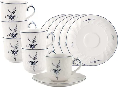 Produktbild von Villeroy & Boch Vieux Luxembourg Kaffeetasse mit Untertasse 120 ml 6er Set