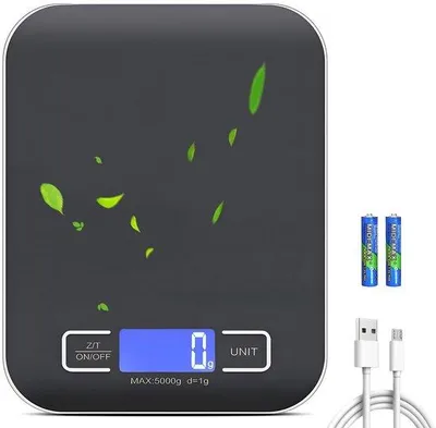 Productafbeelding van Digitale keukenweegschaal - 10 kg/1 g - USB-oplaadbaar