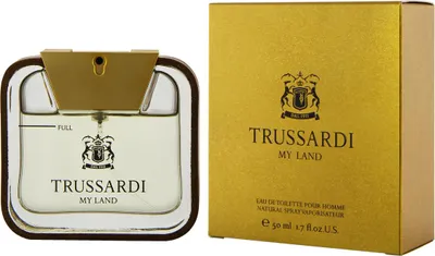 Obrázek produktu pro Trussardi My Land, Pánské, Zima, 50 ml, Nedoplnitelná lahvička, Bergamot, Levandule, Kůže, Mandarinka, Dřevo