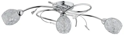 Immagine prodotto di Lampada da soffitto ORLEAN cromata 3xE14x10W in metallo, dimensioni: 20x38x70 cm, IP20, Alfa