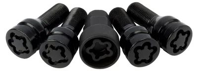 Produktbild von Bccorona TOR9951 Diebstahlsicherte Radschrauben, 4er-Set, schwarz