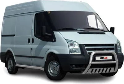 Produktbild von Frontbügel Frontschutzbügel für Ford Transit 2006-2014 mit ABE Stahl Silber