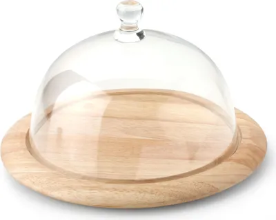 Produktbild von CONTINENTA Käseglocke, 2-tlg, Ø26x16 cm 3046 4017167304601 Vorteilset – 2 Stück – inkl. 4 Edelstahl-Trinkhalme