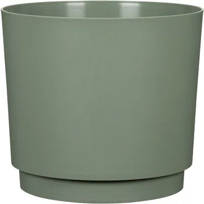 Zdjęcie produktu dla Doniczka, GARDEN ID Plano, średnica 25 cm, pojemność 7 l, wysokość 22 cm, jasnozielona