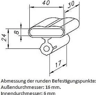 Produktbild von 10x Kappen Bett Lattenrost Endkappen Halter Bettkappen Gummi Reparatur DIY Neu(107_40x30x8 mm)