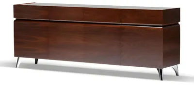 Immagine prodotto di Elegante console in legno marrone dal design raffinato