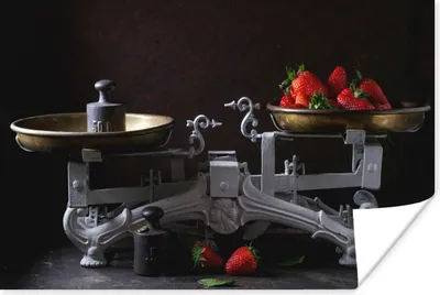 Produktbild von MuchoWow® Poster Küchenutensilien - Obst - Kochen 60x40 cm - Schlafzimmerdekoration