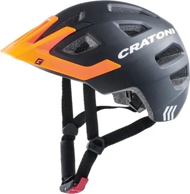 Produktbild von Cratoni Maxster Pro Helm schwarz-orange matt größe S-M (51-56 cm) 111617G2