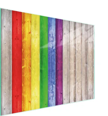 Image de Planche à découper en verre 52x40 couleur