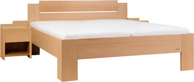 Produktbild von Doppelbett Gardo geölt aus Buche 180 x 200 cm