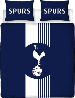 Obrázek produktu pro Tottenham Hotspur FC - Sada ložního prádla AG3971 (Manželská postel) (modrá/bílá)