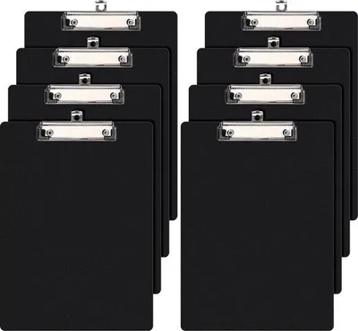 Produktbild von Famanu A4 Klemmbrett mit 8 Clips - Schwarz