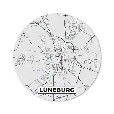 Produktbild von MuchoWow® Mauspad Mousepad Deutschland - Stadtplan - Karte - Lüneburg 40x40 cm - Mousepads - Maus Mat - Pad - Mausunterlage - Schreibtisch Accessoires