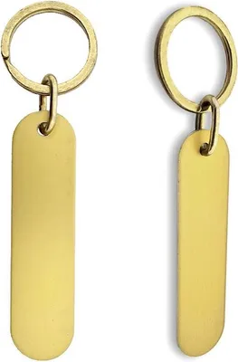 Image de Porte-clés hôtel CombiCraft Victor or  - 78 x 20 mm - 5 pièces