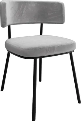 Produktbild von MIRJAN24 Stuhl Iga, 1 Stück, Esszimmerstuhl mit Beine aus Metall, Modern Kollektion (Farbe: Magic Velvet 2240)