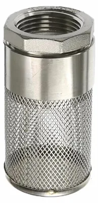 Produktbild von Edelstahl-Schlauchfilter 304, 1 Zoll Innengewinde mit 1,5 Zoll Innengewinde für den Siebdeckel