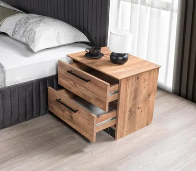 Image de Table d'appoint Chambre à coucher Console Tables de nuit Tiroir Table de nuit
