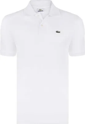 Produktbild von Lacoste Polohemd in klassischer Passform, weiß