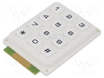 Image de 1 clavier : Kuntoff, modèle AK-304-N-WWB, quantité : 1. Claviers Kuntoff, résistance : 200 mΩ