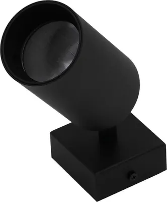 Zdjęcie produktu dla Kinkiet Qualis czarny 1xGU10x40W metal wym:14x6x6cm IP20 IdeaLED