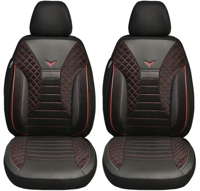 Obrázek produktu pro Potahy sedadel na míru pro Ford S-Max 1, rok výroby 2006–2014, v černé a červené barvě, PS802