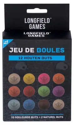 Image de Jeu de boules Buts 12 boules en bois - 30 mm