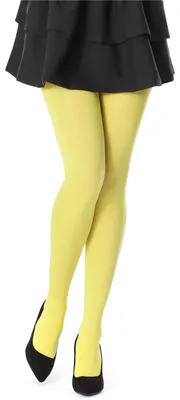 Produktbild von Bellivalini Damen Strumpfhose Mikrofaser 100 DEN BLVFI1003 (Gelb, XXL) .