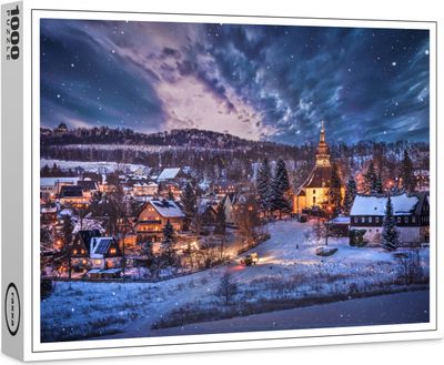 raxxa Premium-Puzzle "Das Weihnachtsdorf Seiffen", 1000 Teile