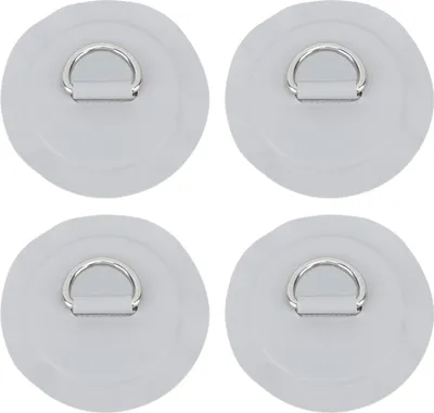 Produktbild von D Ring Patch rund leichte PVC für aufblasbare Boots -Surfboard -Stand -Up -Paddleboard 4pcs Grau