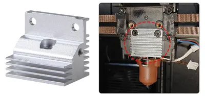 Aluminium-Kühlkörper für Creality K1, K1C, K1 MAX