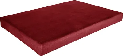 Produktbild von TexDeko BEZUG Easy-CLEAN für Palettenkissen (ohne Schaumstoff/Füllung) Replacement für Palettenpolster In & Outdoor (Palettenkissen 120x80x12cm Bordeaux)