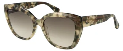 Image de MaxMara MM0040 55F COLOURED HAVANA 54/18/140 Lunettes de soleil pour femmes