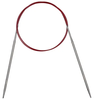 Immagine prodotto di Aghi circolari da 100 cm, 4,0 mm, in acciaio inossidabile, con cavo flessibile, ideali per coperte e progetti di grandi dimensioni