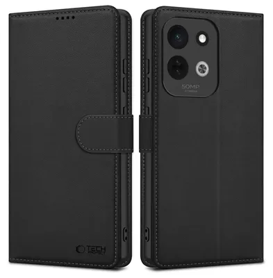 Obrázok produktu pre TECH-PROTECT puzdro na telefón Xiaomi Redmi 17 4G / 5G, čierna farba, s funkciou peňaženky