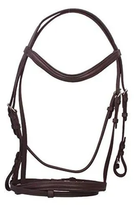 Trensenzaum Standard Leder für Shetty, braun