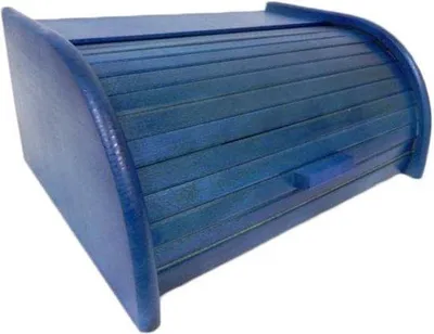 Immagine prodotto di Contenitore per pane - Scatola per conservare il pane - Contenitore per pane con chiusura - Taglia S - Blu