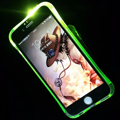 Image de Coque de téléphone portable avec lumière LED lors des appels pour Samsung Galaxy J5 2016, couleur verte
