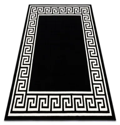 Image de BCF Tapis Morad GREK grec - noir noir 160x220 cm