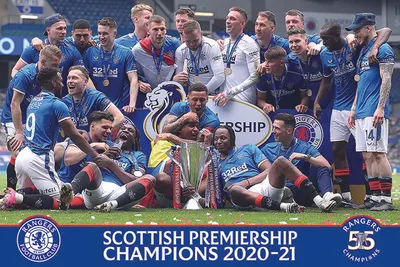 Immagine prodotto di Rangers F.C. - Campioni della Premiership - 61x91,5 cm - Poster
