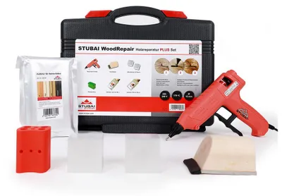 Image de Stubai Woodrepair Plus Set 252102 (traitement du bois réparation de sols stratifiés)