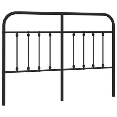 Immagine prodotto di vidaXL Testiera di ricambio in metallo nero 140 cm