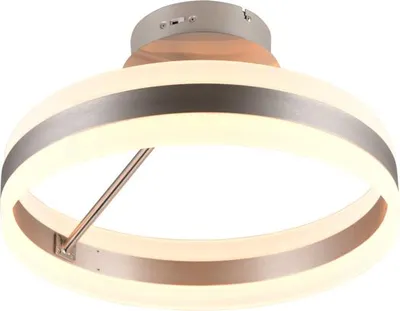 Immagine prodotto di Trio Dios Lampada da soffitto LED Metallo/Plastica Nichel opaco/Bianco Interruttore Dimmer