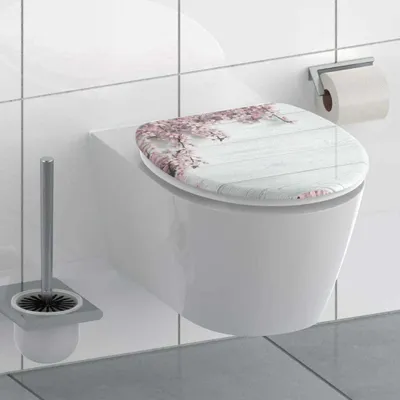 Produktbild von Deska sedesowa SCHÜTTE z mechanizmem cichego domykania FLOWERS & WOOD