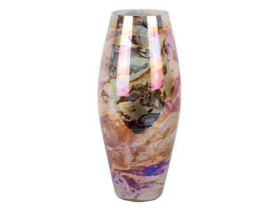 Produktbild von Present Time - Vase Melange Cone - Schokoladenbraun